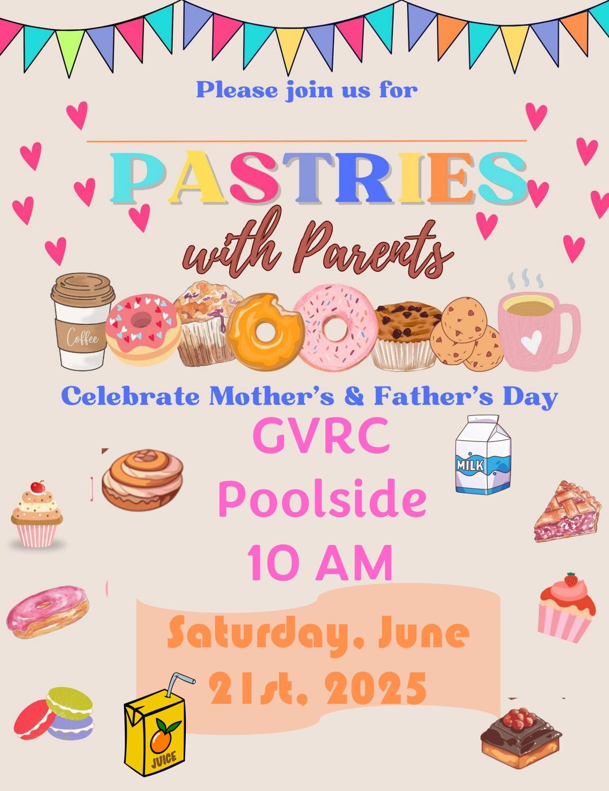 (Members Only) Pastries with Parents