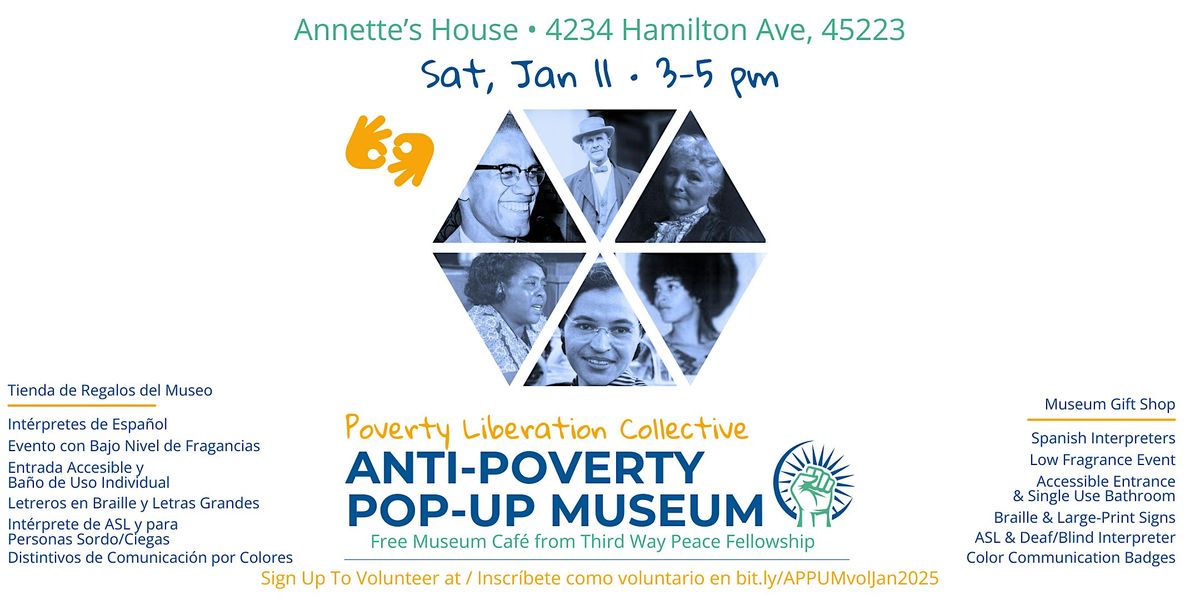 Anti-Poverty Pop-Up Museum \u2022 Museo Pop-up Contra la Pobreza