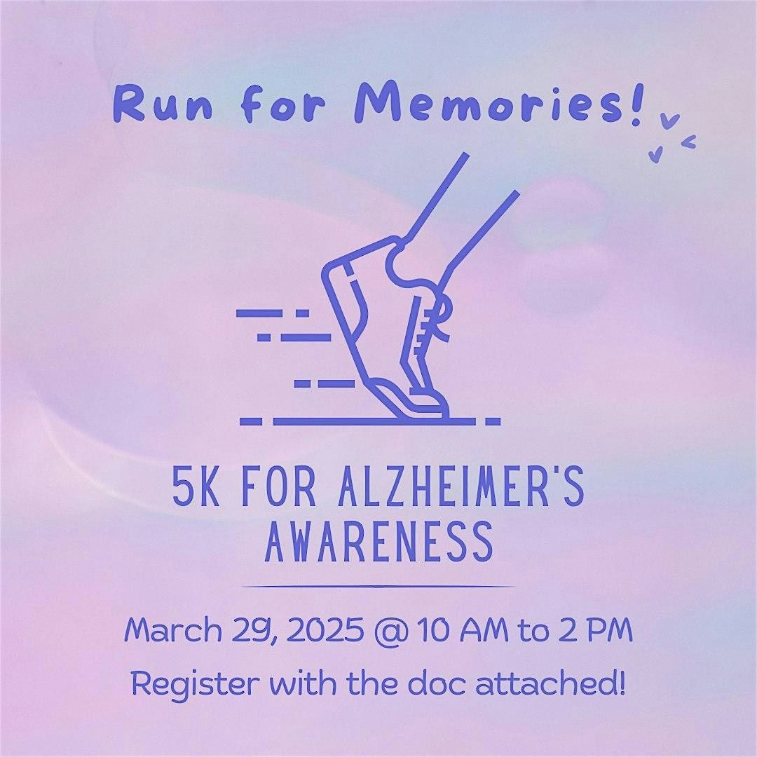 5K for Alzheimer's Awareness