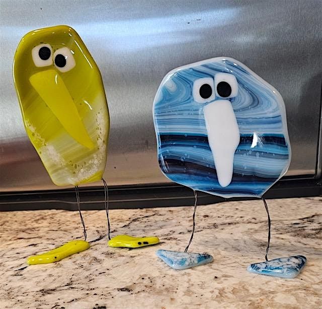 Standing Crazy Critters Fused Glass Class (set of 2)