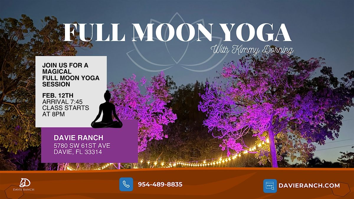 Full Moon Yoga with Kim Dorning