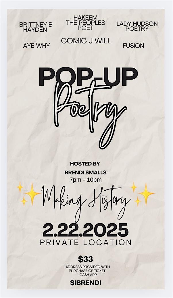 Pop-up Poetry