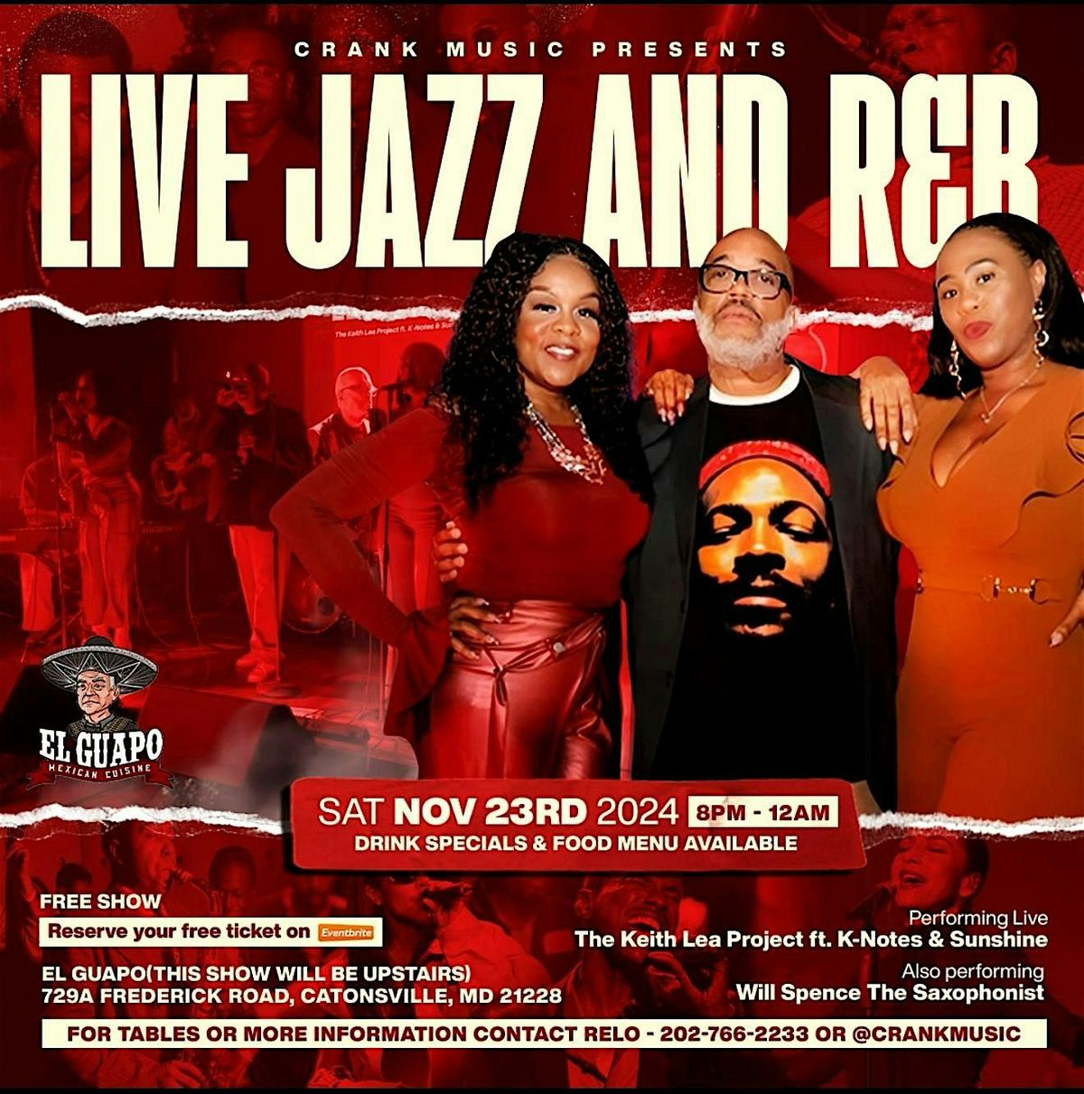 Live Jazz and R&B with The Keith Lea Project & Will Spence - Free Show