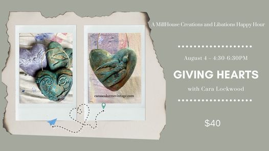 Creations and Libations Happy Hour Workshop - Giving Hearts