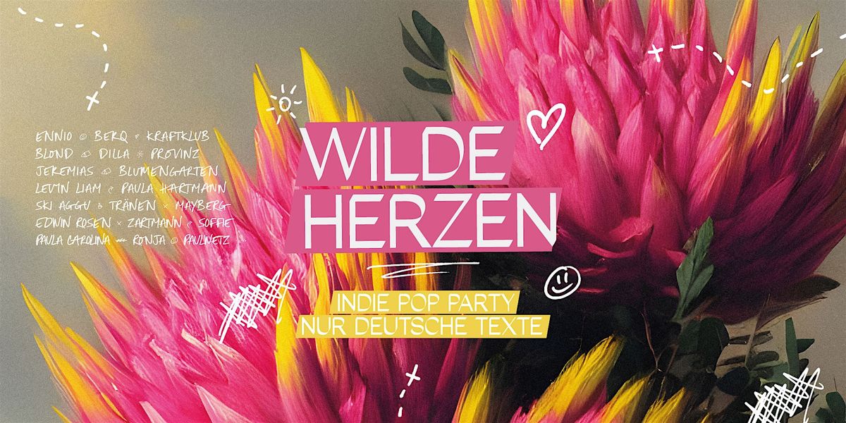 Wilde Herzen \u2022 Die Indie Pop Party mit deutschen Texten \u2022 Chemnitz