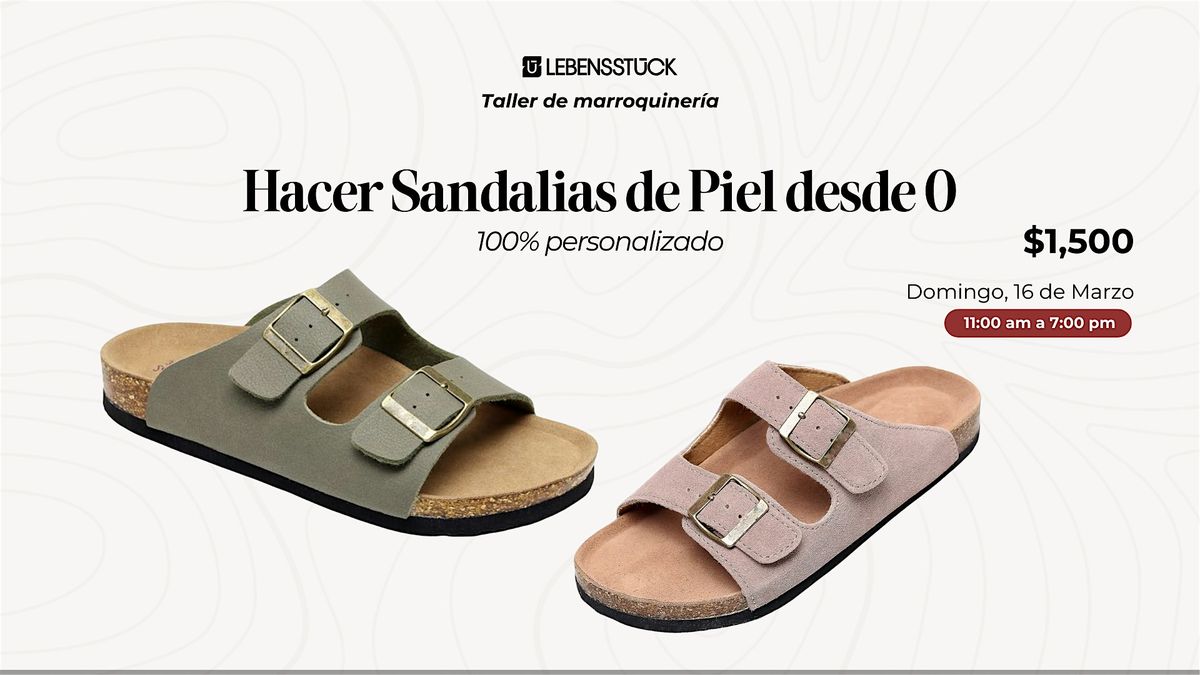 Hacer sandalias de piel desde 0