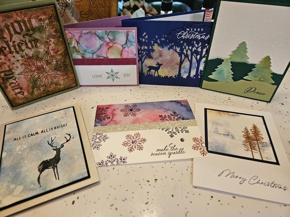 The Ncuragin Stamper (Joanna Shumaker) Presents Holiday Card Workshop