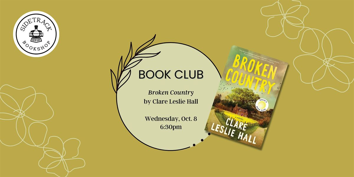 Sidetrack Book Club - Broken Country