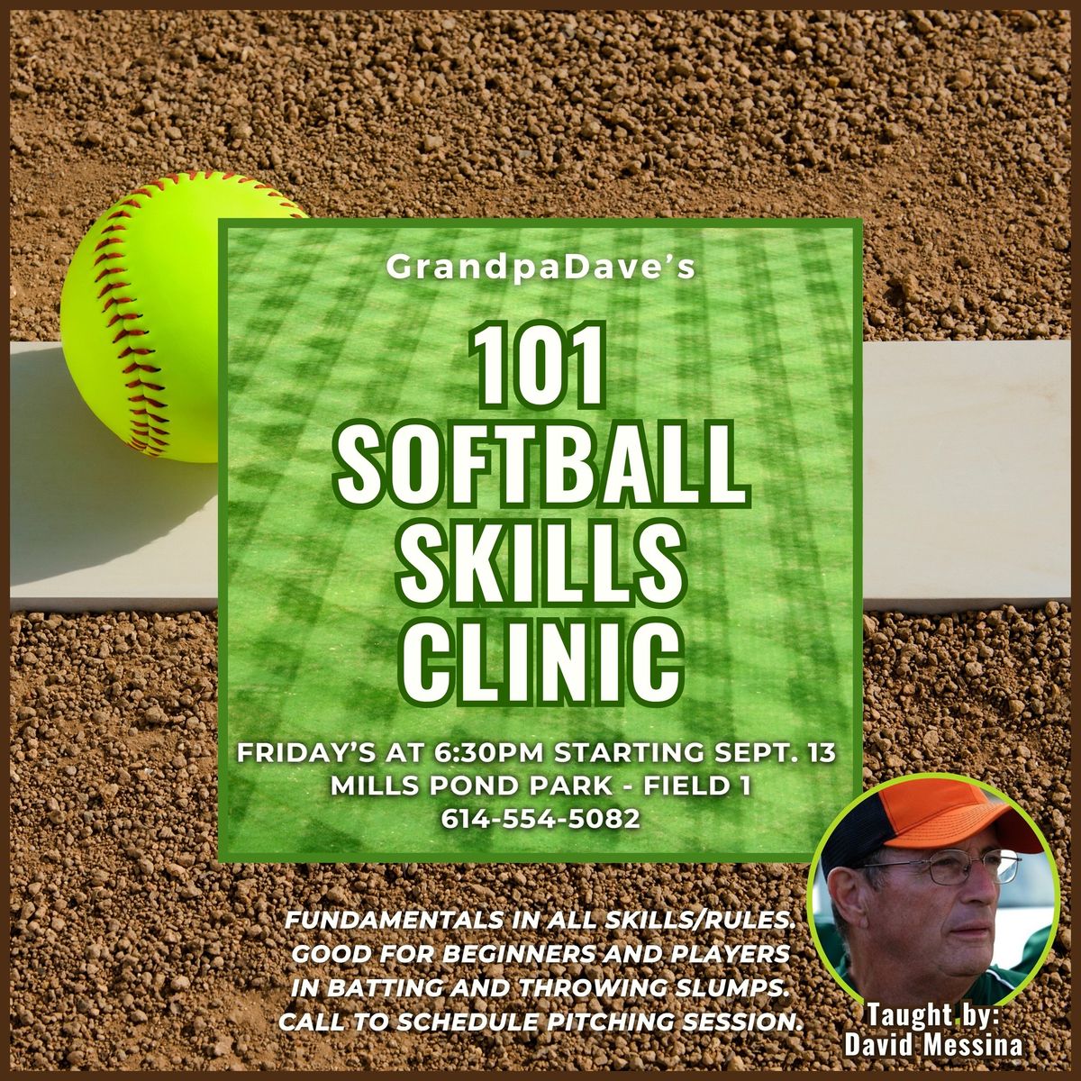 Softball 101- Softball Skills Clinic Series - 9 Weeks