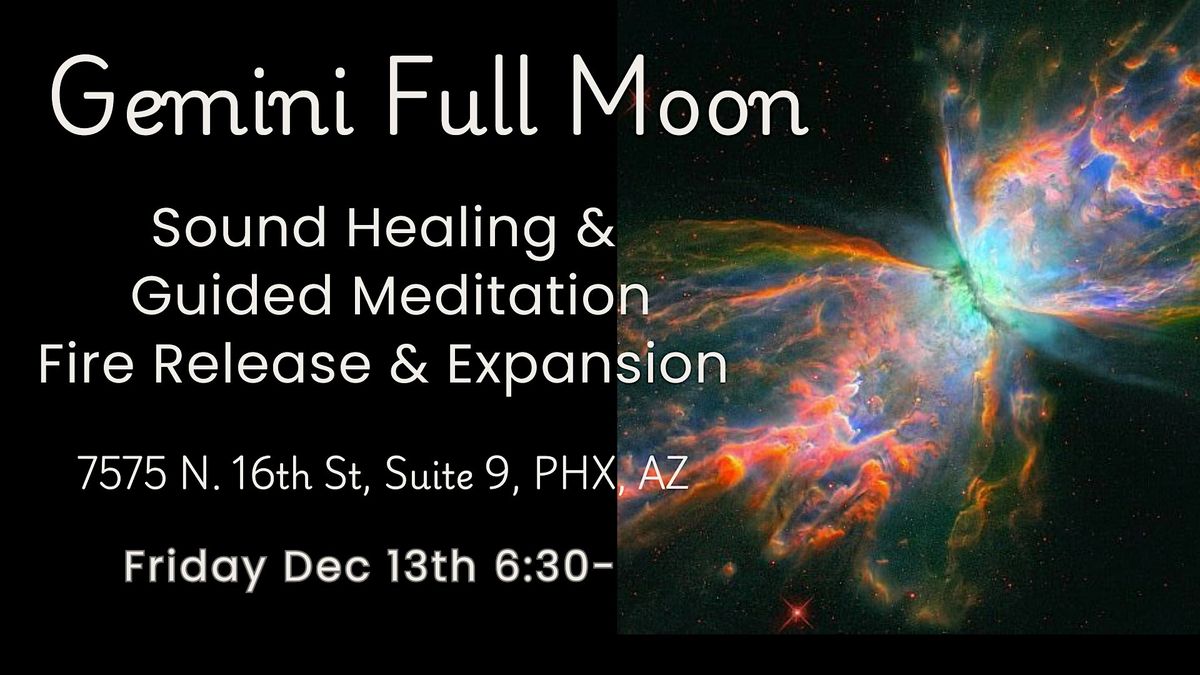 Full Moon Sound Healing and Guided Meditation