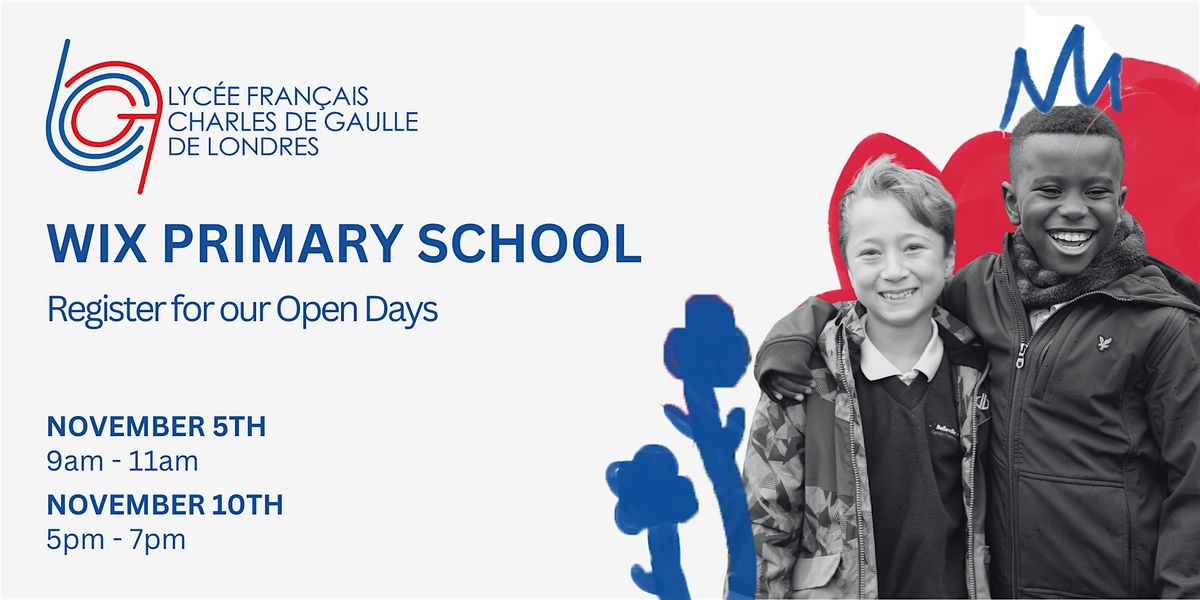 Wix Primary School Open Day 2025 - 5th November