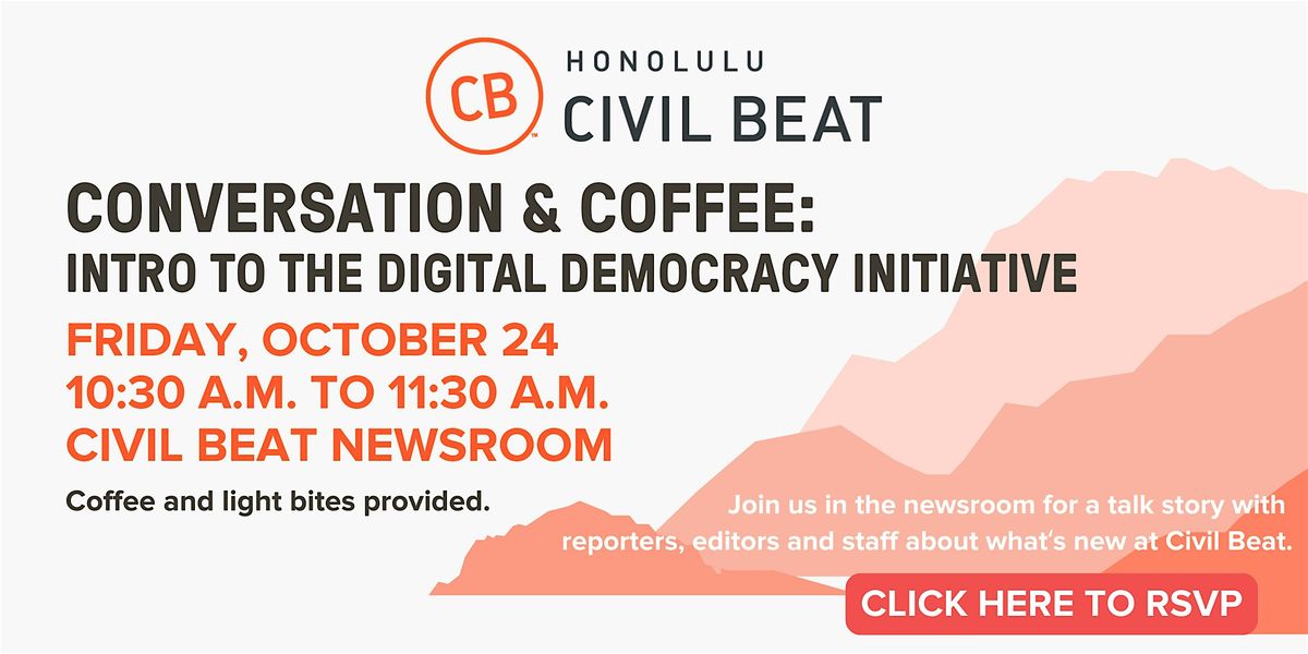 Conversation & Coffee: Intro to Digital Democracy Initiative