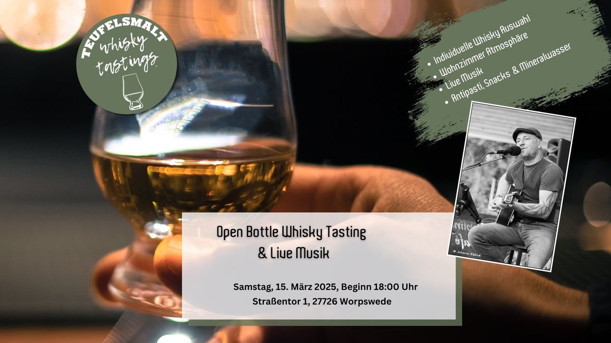 Open Bottle Whisky Tasting & Live Musik