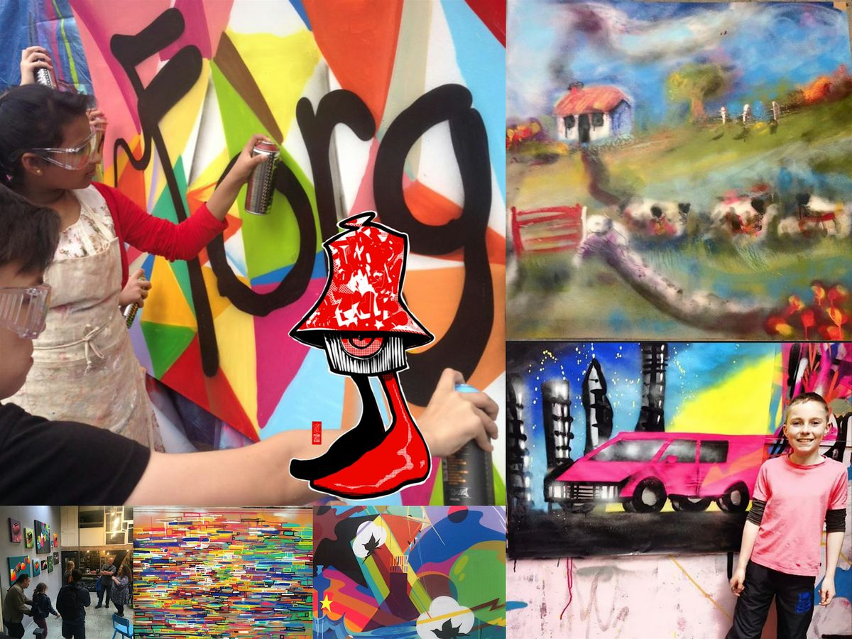 GRAFFITI ART CLASS 11.00AM-1.00PM SAT 27TH DECEMBER 2025