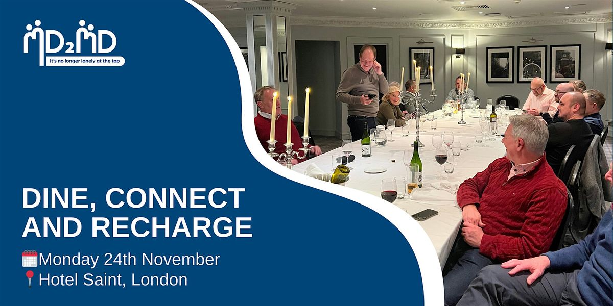 Business leader networking dinner