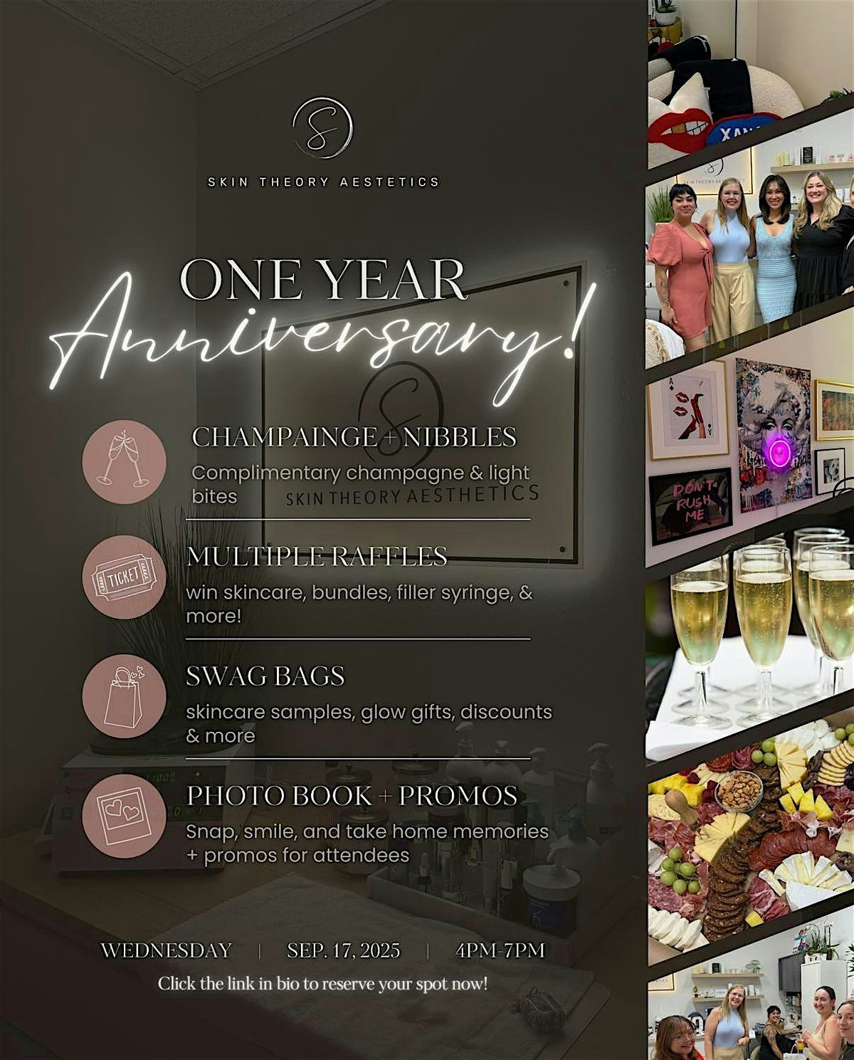 Skin Theory Aesthetics - ONE YEAR ANNIVERSARY CELEBRATION!