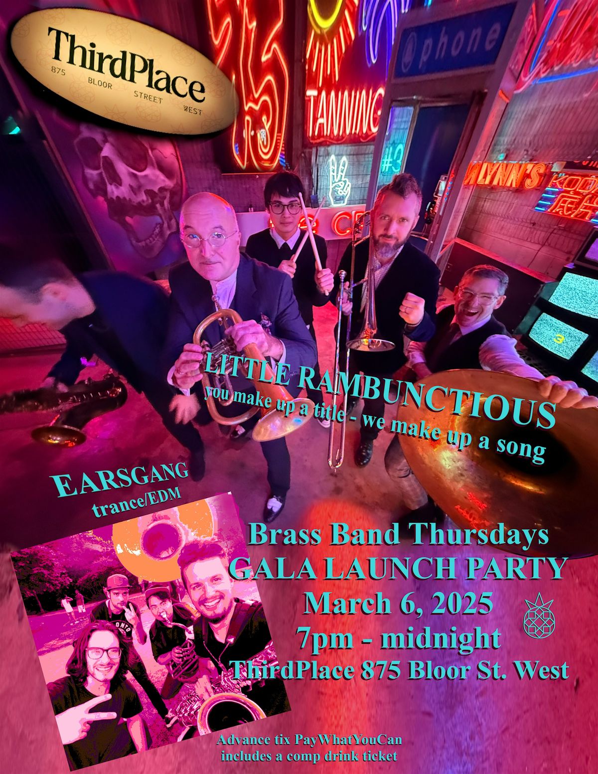 "Brass Band Thursdays at 3P" Launch Party