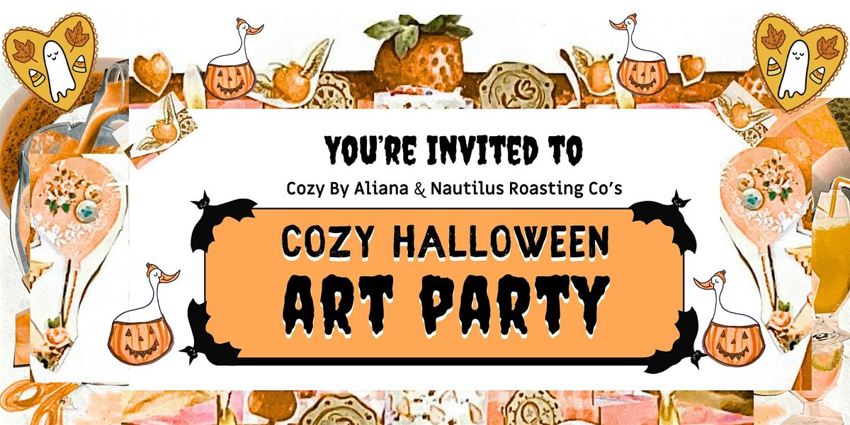 Art Workshop - A Cozy Halloween Art Party!