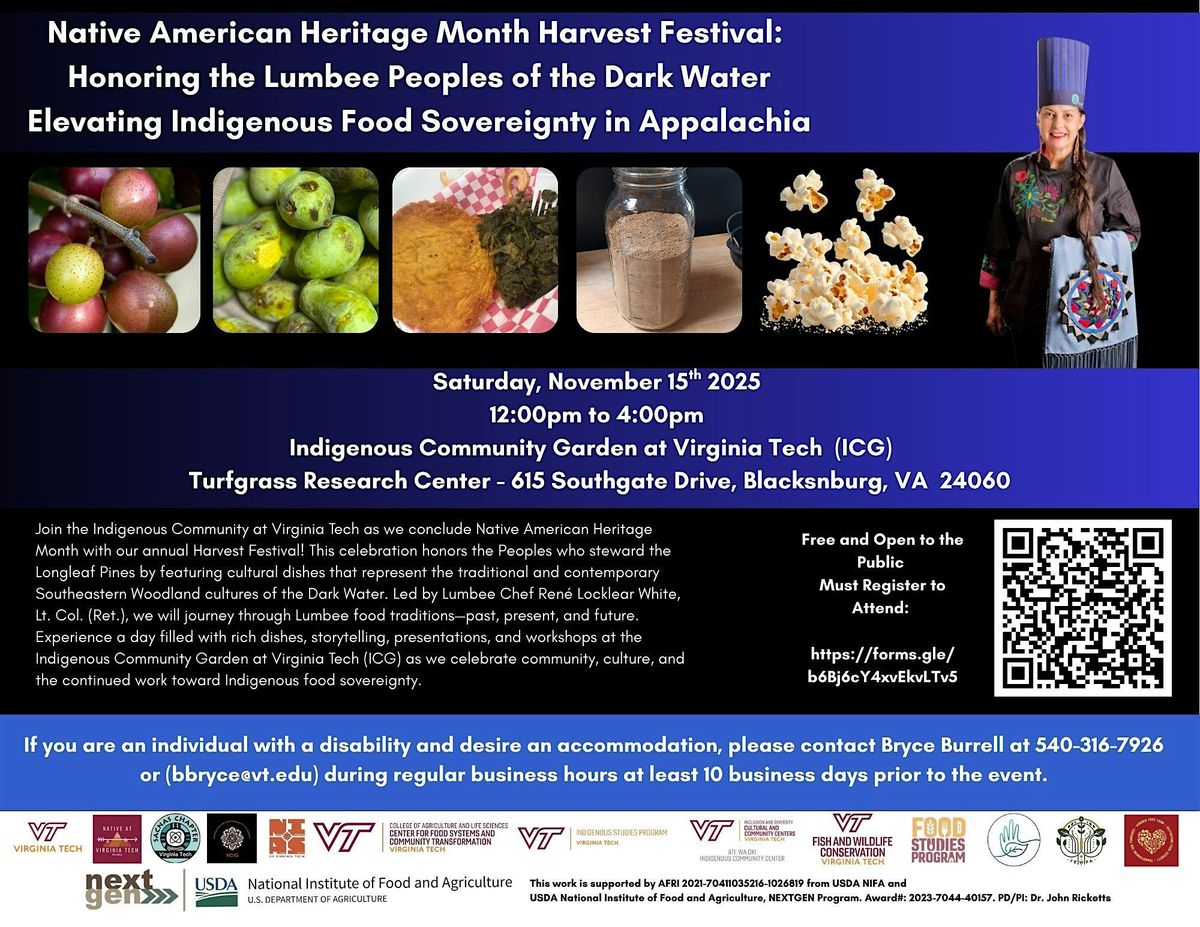 Native American Heritage Month Harvest Festival