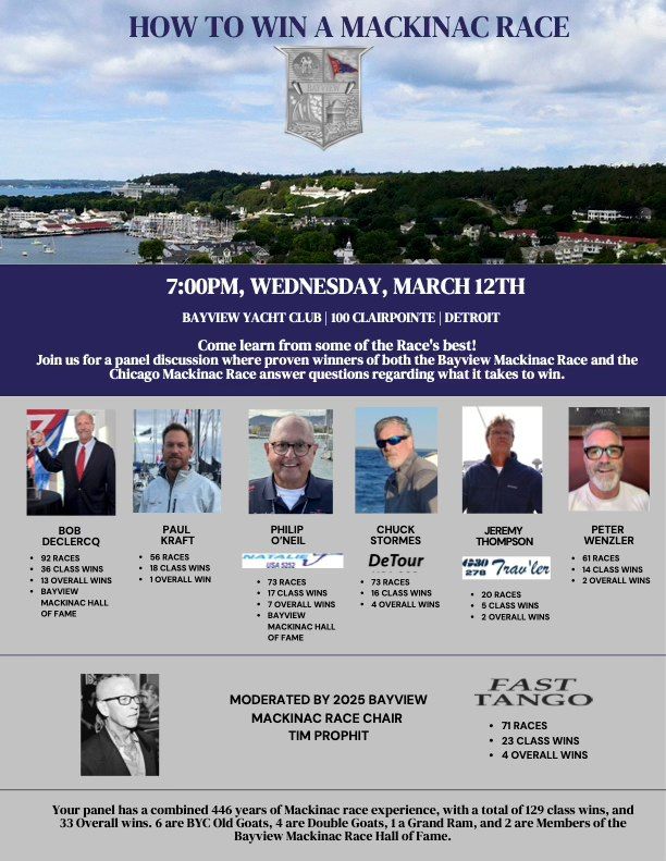 How to Win a Mackinac Race - Panel Discussion