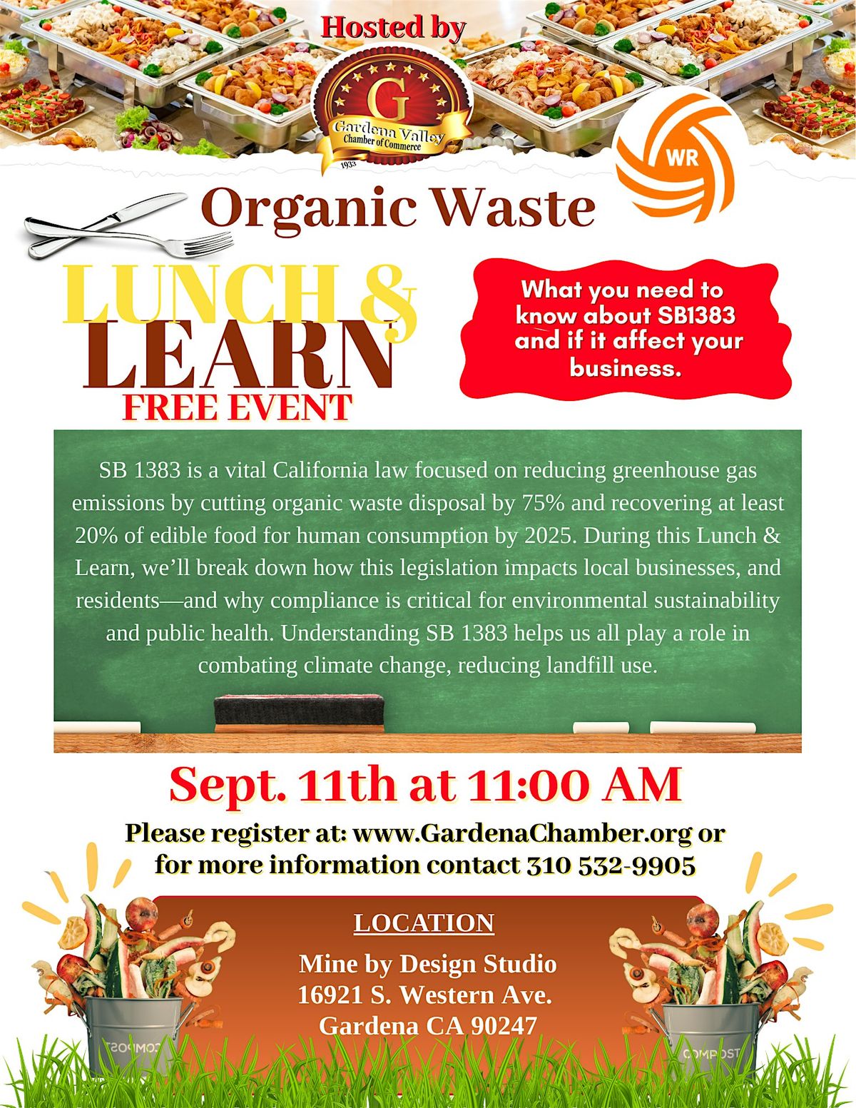 Gardena Chamber Lunch & Learn Series:  Waste Resources Organic Waste