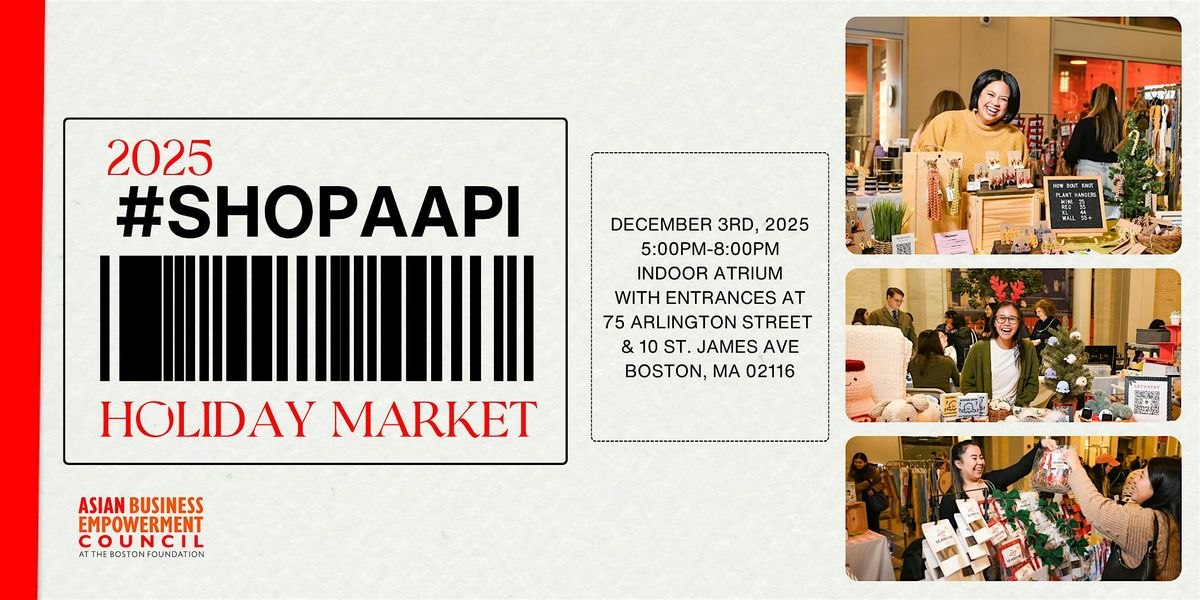 #ShopAAPI Holiday Night Market