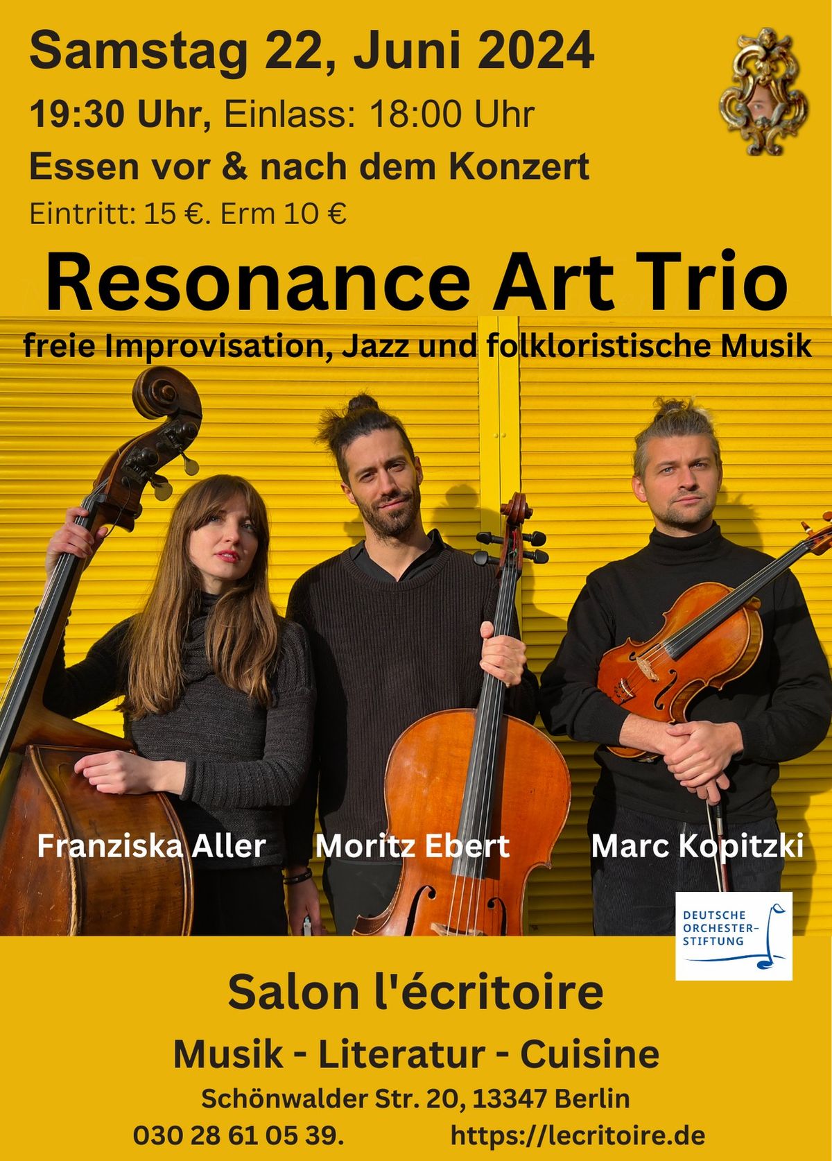 Resonance Art Trio: freie Improvisation, Jazz und folkloristische Musik