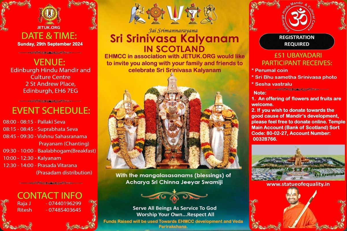 Shrinivas Kalyanam 29th Sep 2024