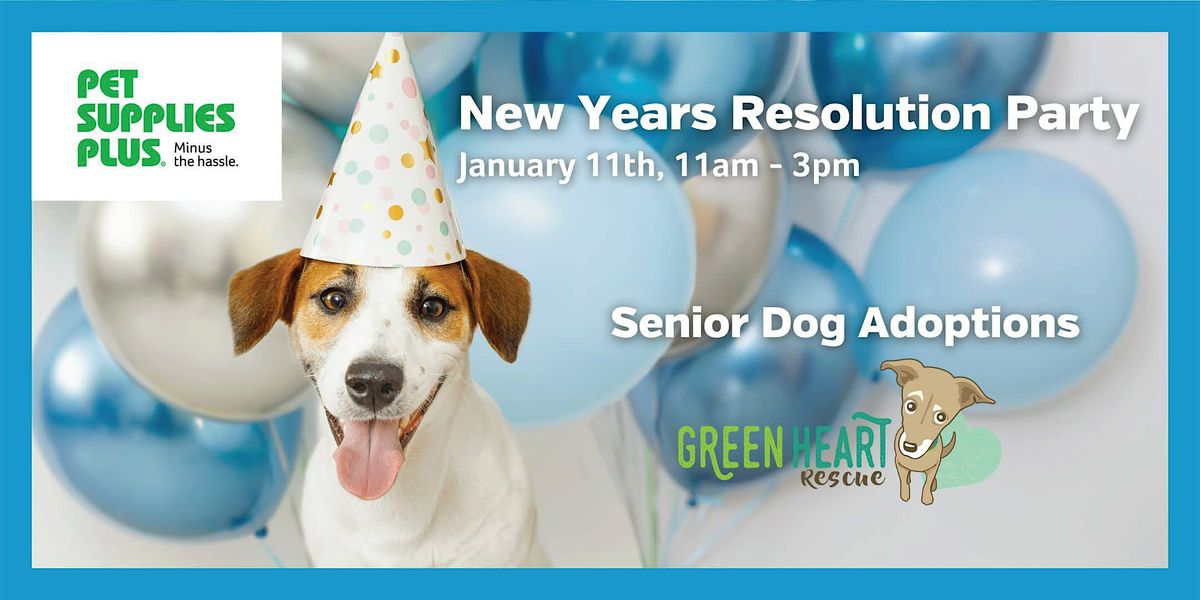 New Years Resolution and Adoption Party at Pet Supplies Plus Garden City