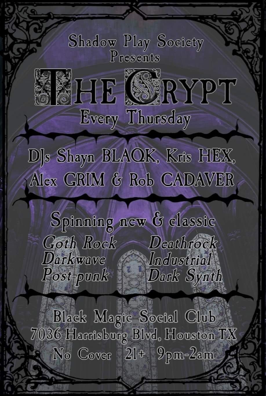 The Crypt - Weekly Dark Dance Night