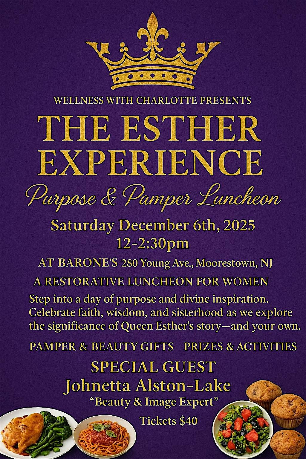 The Esther Experience - Purpose and Pamper Luncheon