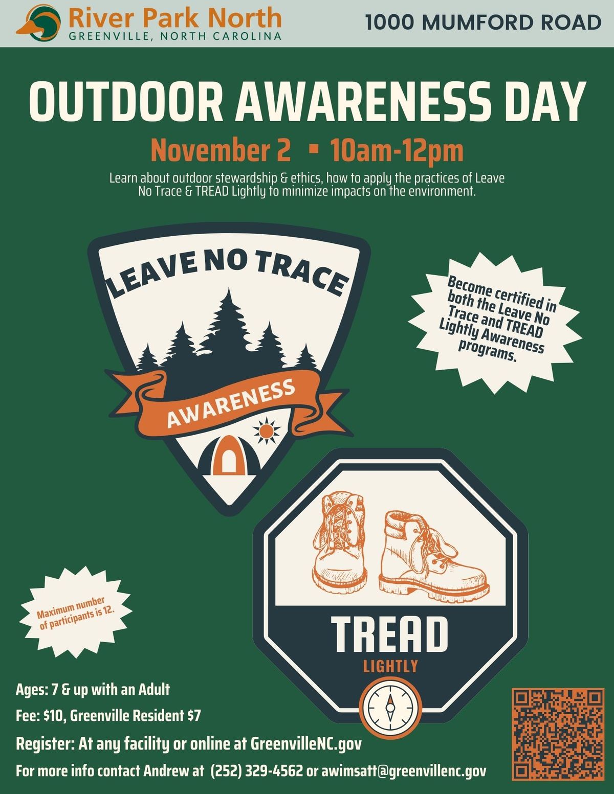 Outdoor Awareness Day at River Park North