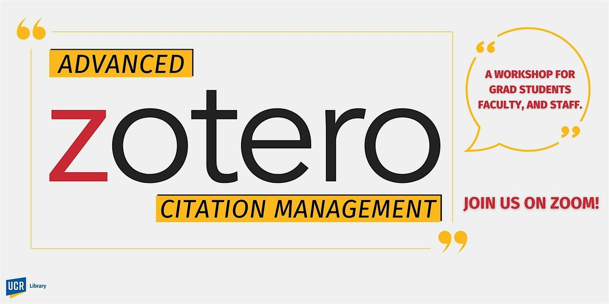 Advanced Zotero Citation Management