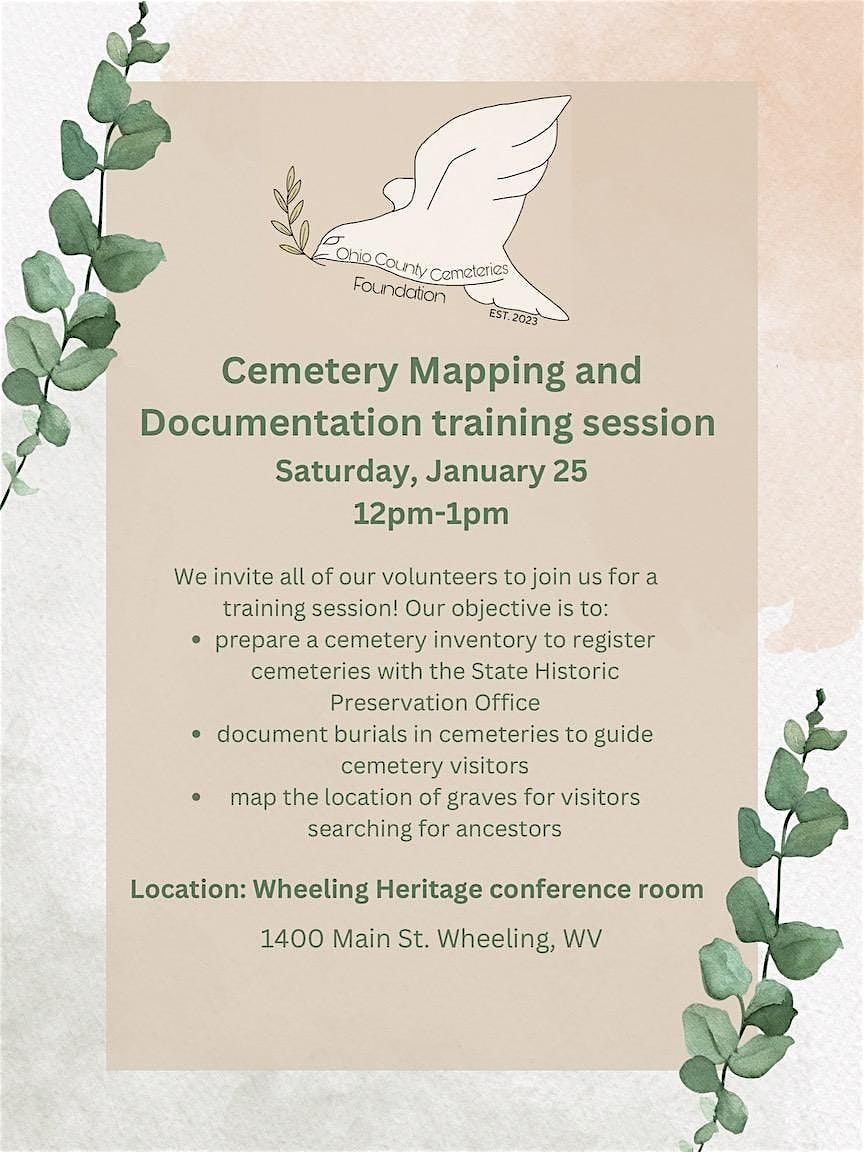 Cemetery Mapping and Documentation training session