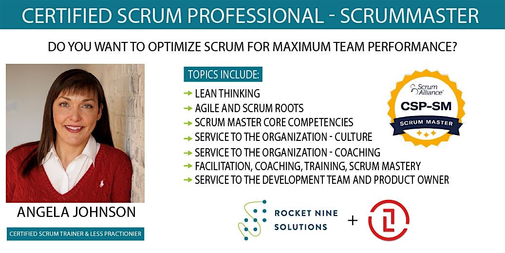 Angela & Christian |Online|CSP-SM|Professional ScrumMaster|Nov 24-25