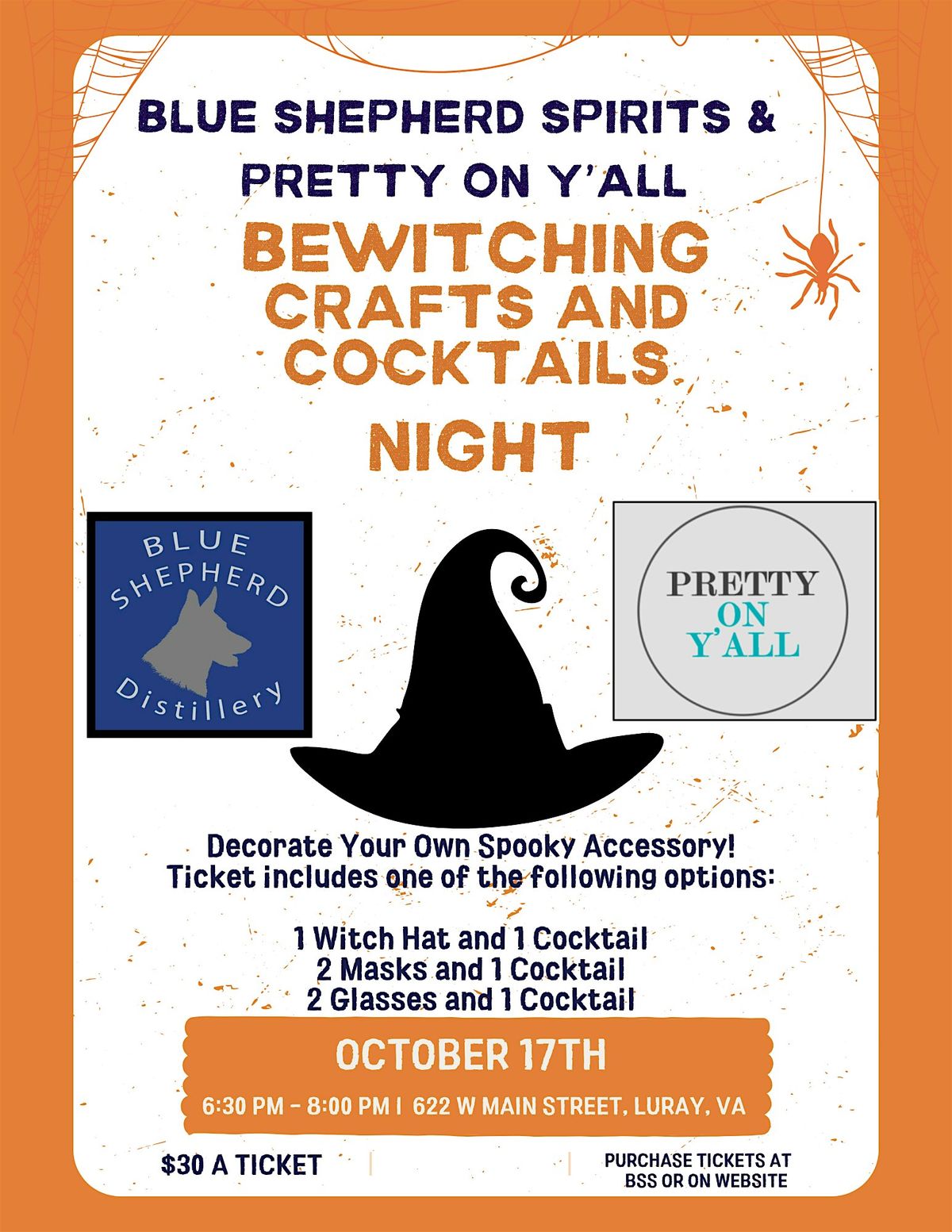 Bewitching Crafts and Cocktails Night