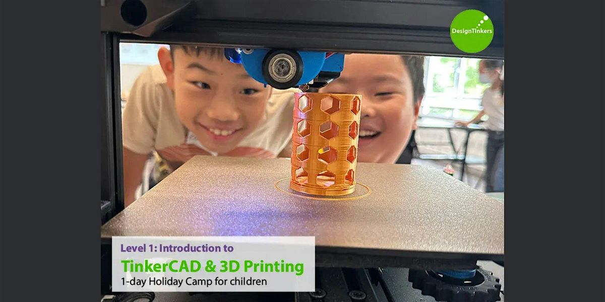 Level 1: Introduction to TinkerCAD + 3D Printing* (Oct)