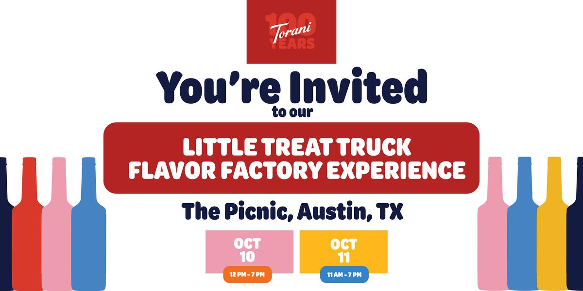 FREE EVENT: Torani Treat Truck Experience @ The Picnic in Austin