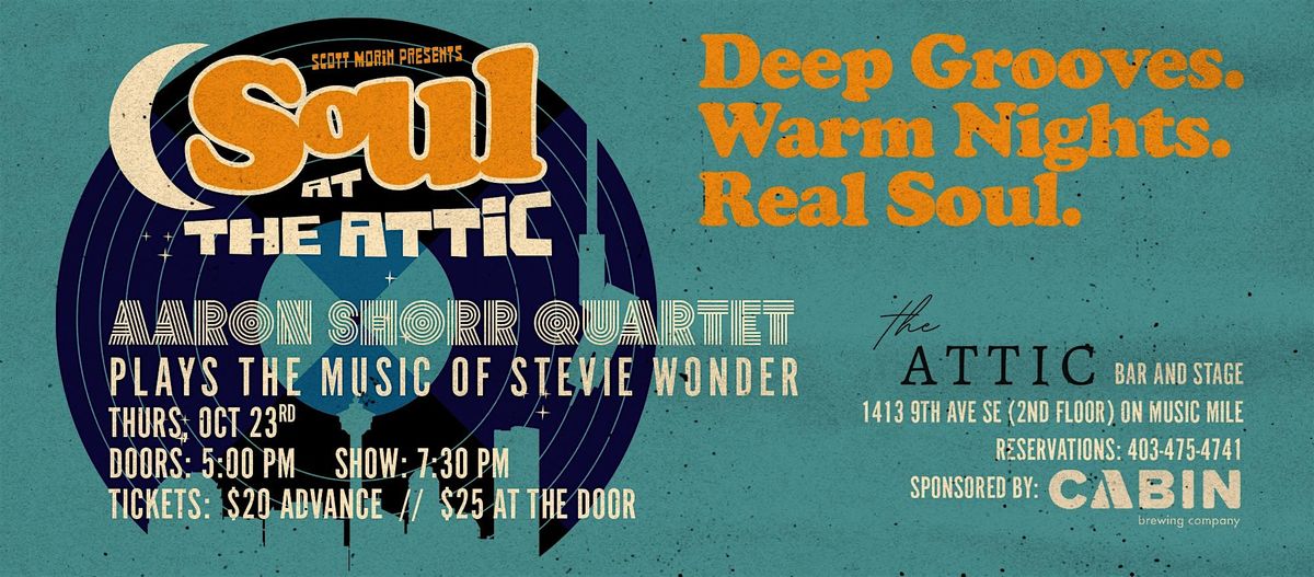 Soul at the Attic Presents:  Aaron Shorr Plays the Music of Stevie Wonder