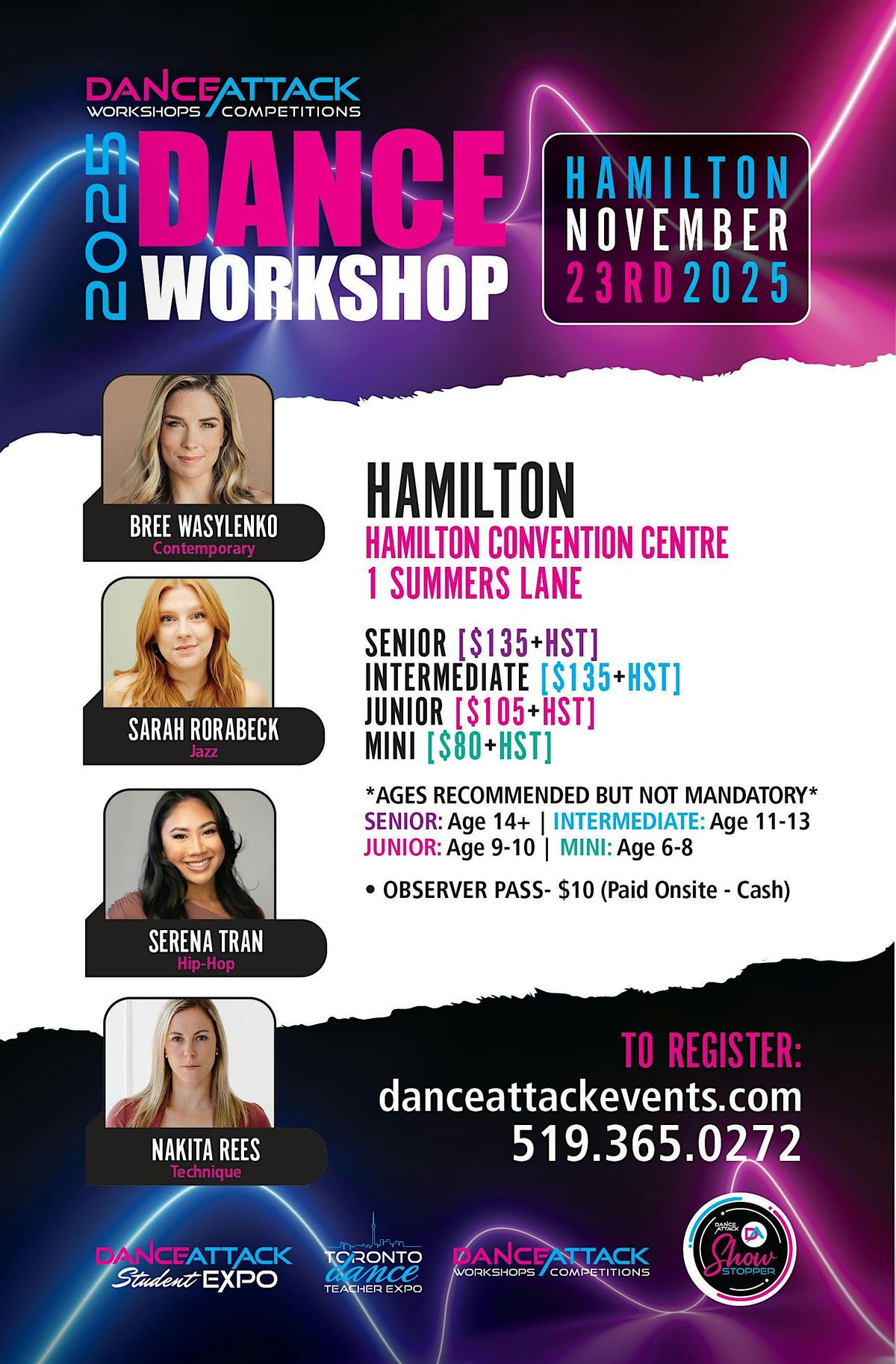 Dance Attack Hamilton