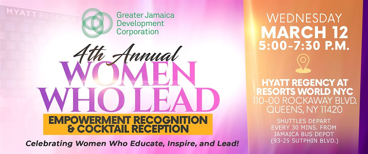 GJDC's 4th Annual Women Who Lead Empowerment Recognition