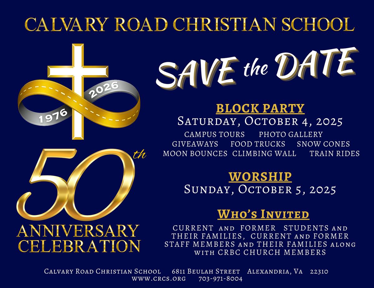 CRCS 50th Anniversary Block Party