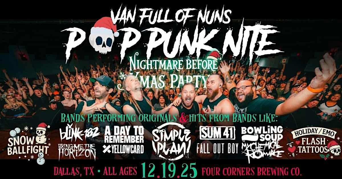 Pop Punk Nite: Nightmare before Christmas Party! By: Van Full of Nuns