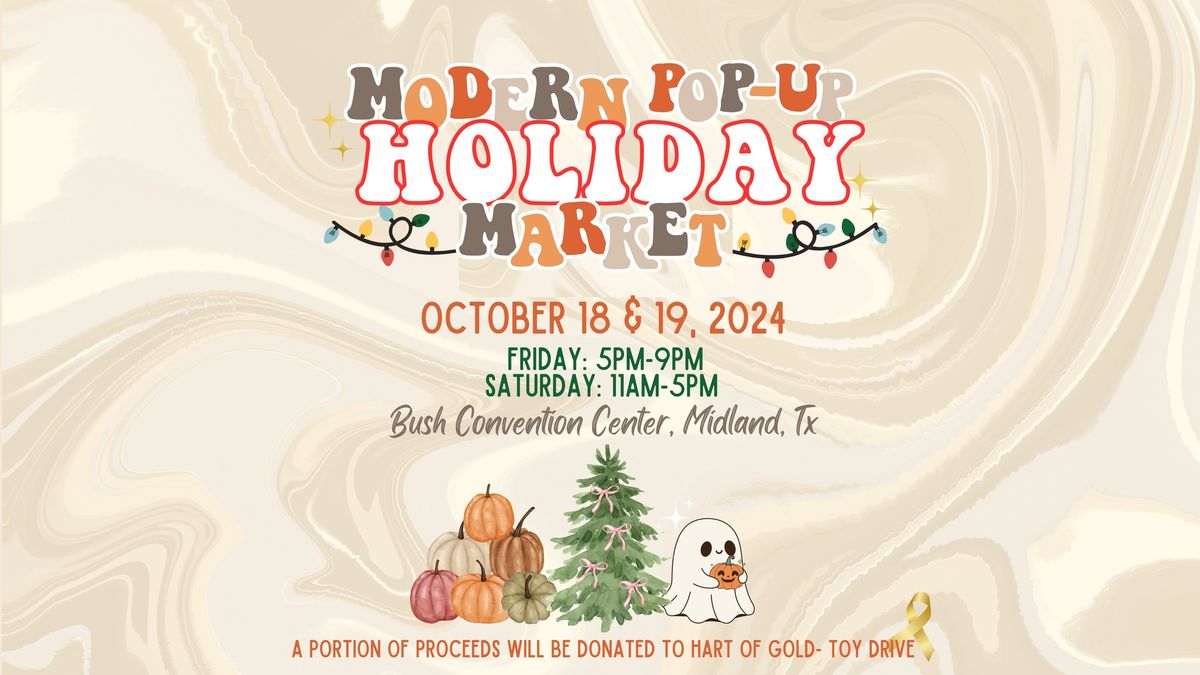 Modern Pop-Up Holiday Market