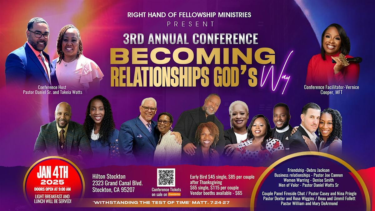 3rd Annual "BECOMING" Conference - Relationships God's Way