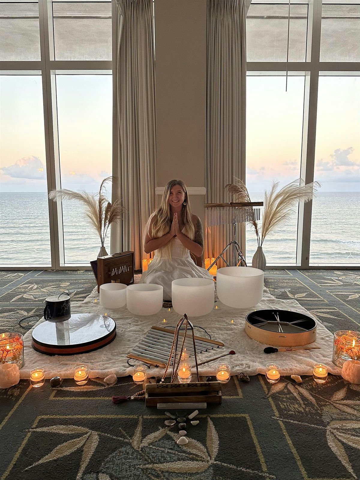 New Moon Sunset Sound Bath : Overlooking the Ocean