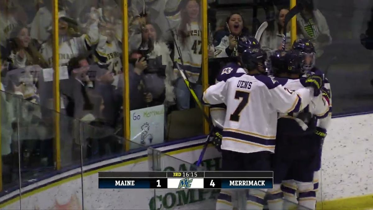 Maine Black Bears at Merrimack Warriors Womens Hockey