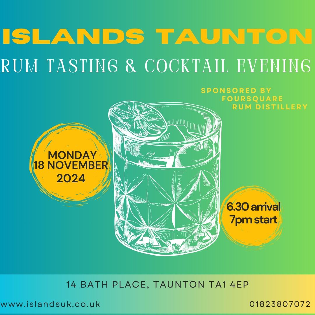 Rum tasting & cocktail evening at Islands Taunton