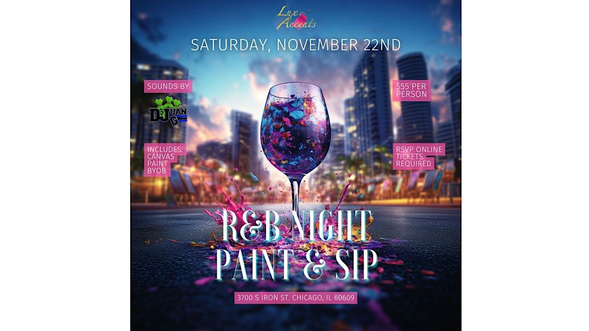 R&B Night Paint & Sip
