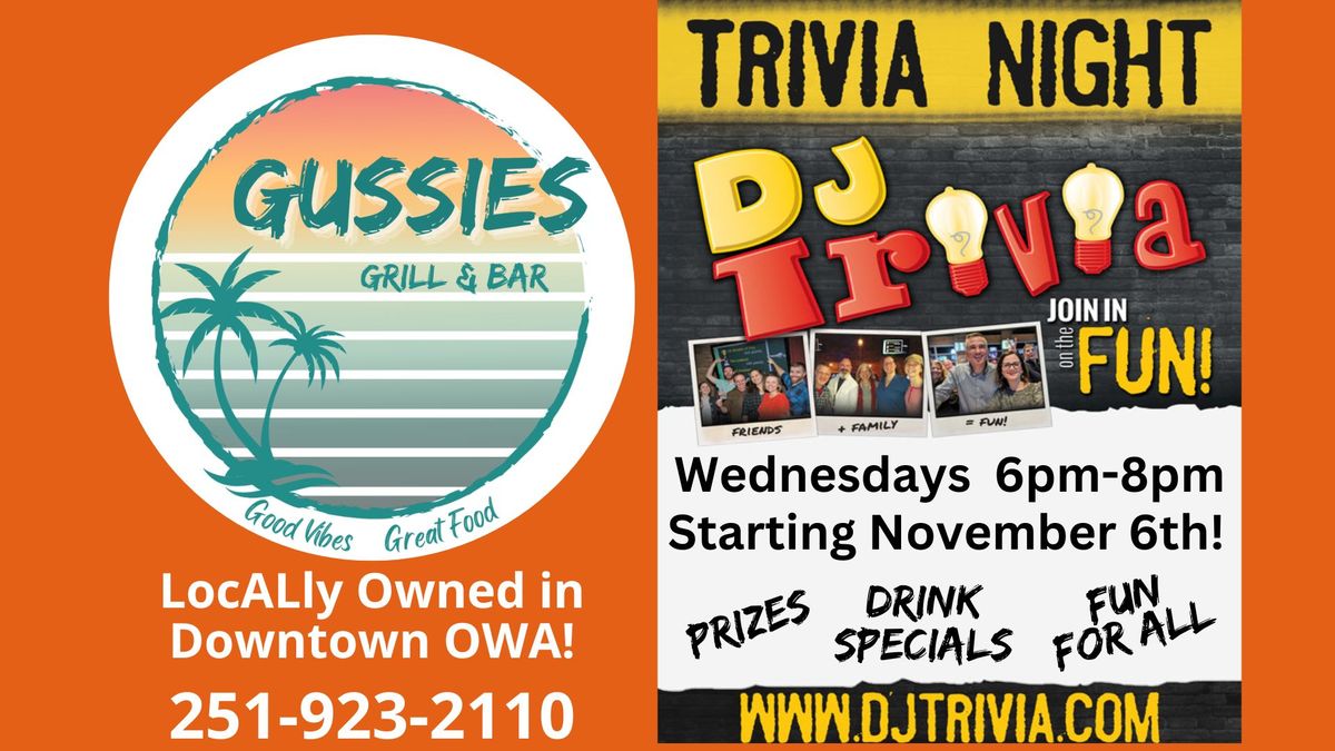 DJ Trivia Night at Gussie's